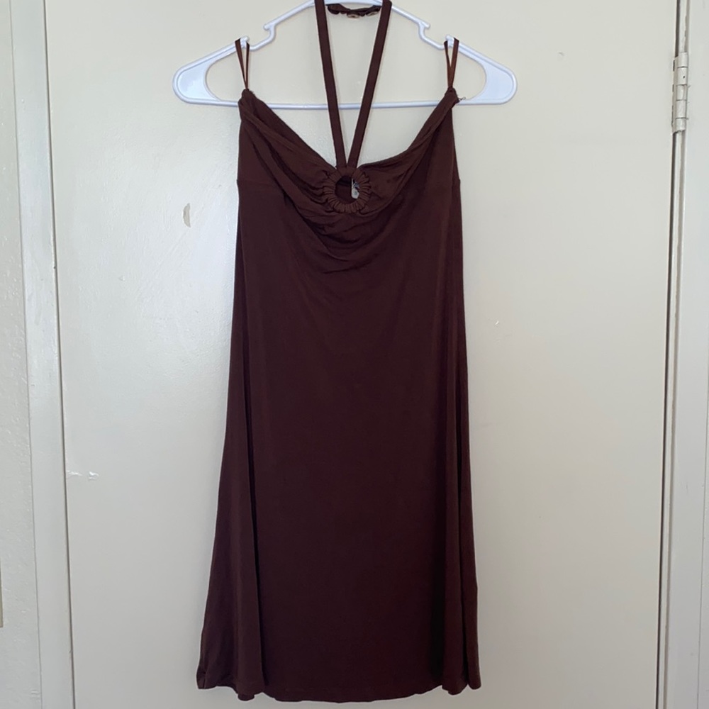 Split Halter Dress